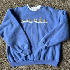Grandma Snow Bunny Sweater